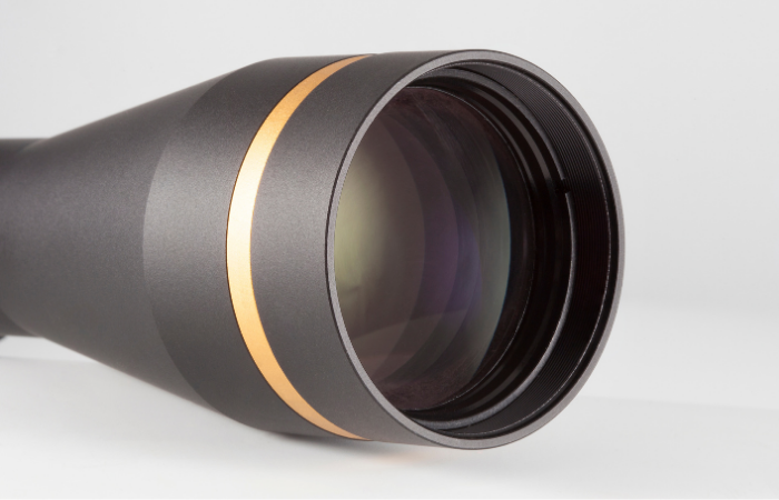 A scope lens with a large size